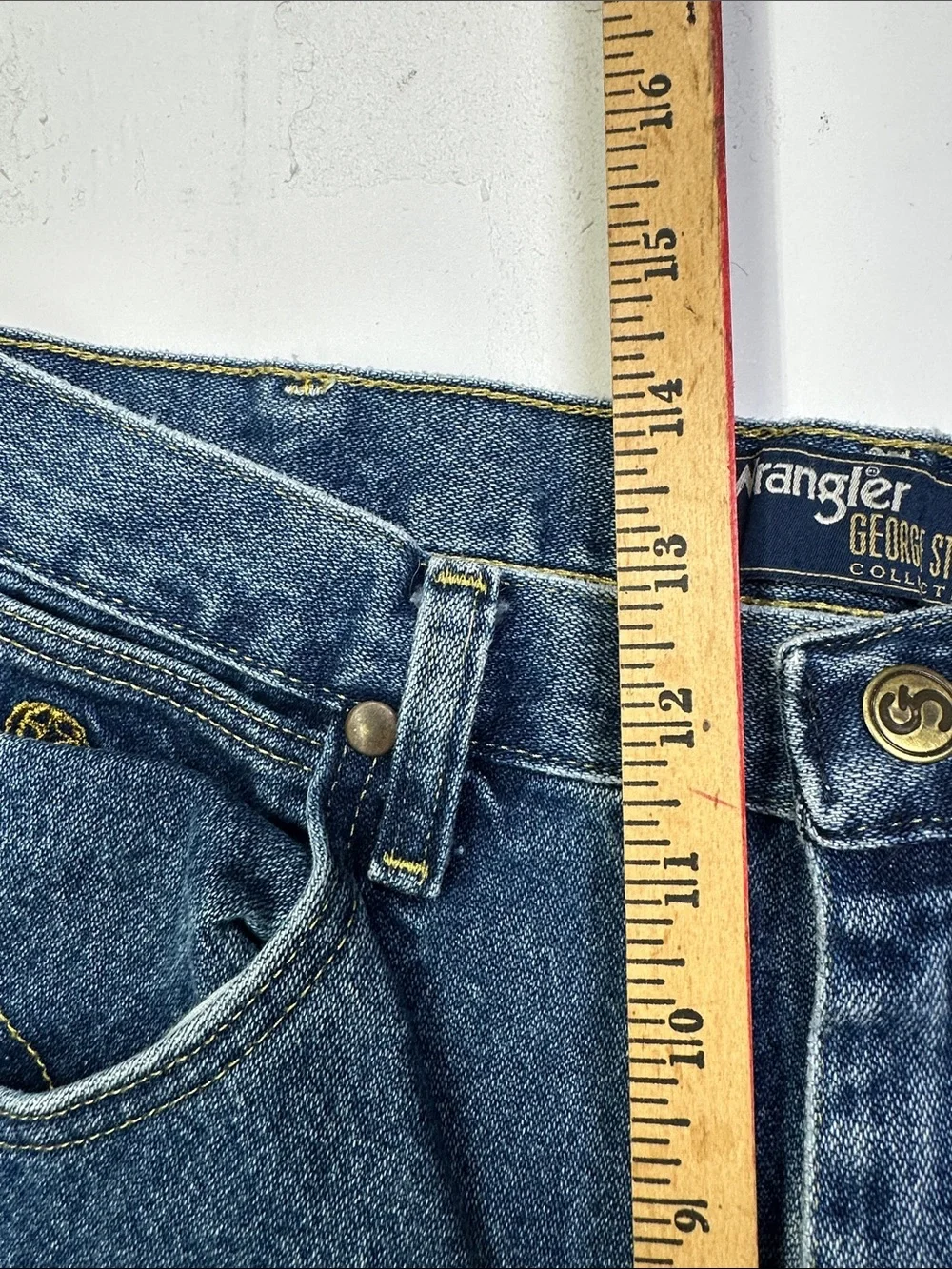 Wrangler George Strait Collection Cotton Denim Jeans Straight Leg 34 x 36